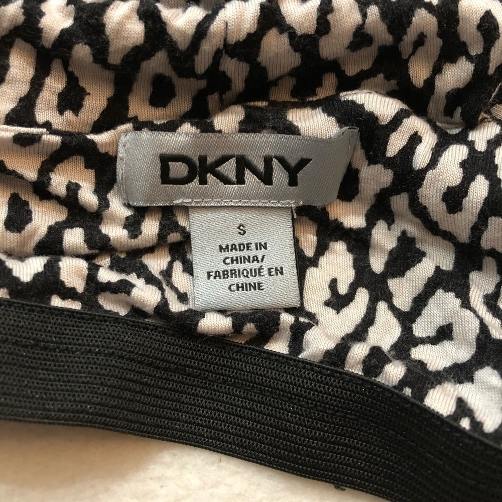 Dkny tank top sleeveless racerback black white SzS - Picture 10 of 12